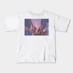 Seoul City Streets Kids T-Shirt